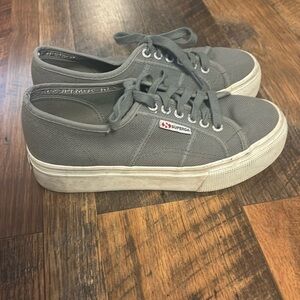 Superga platform sneakers size 6.5